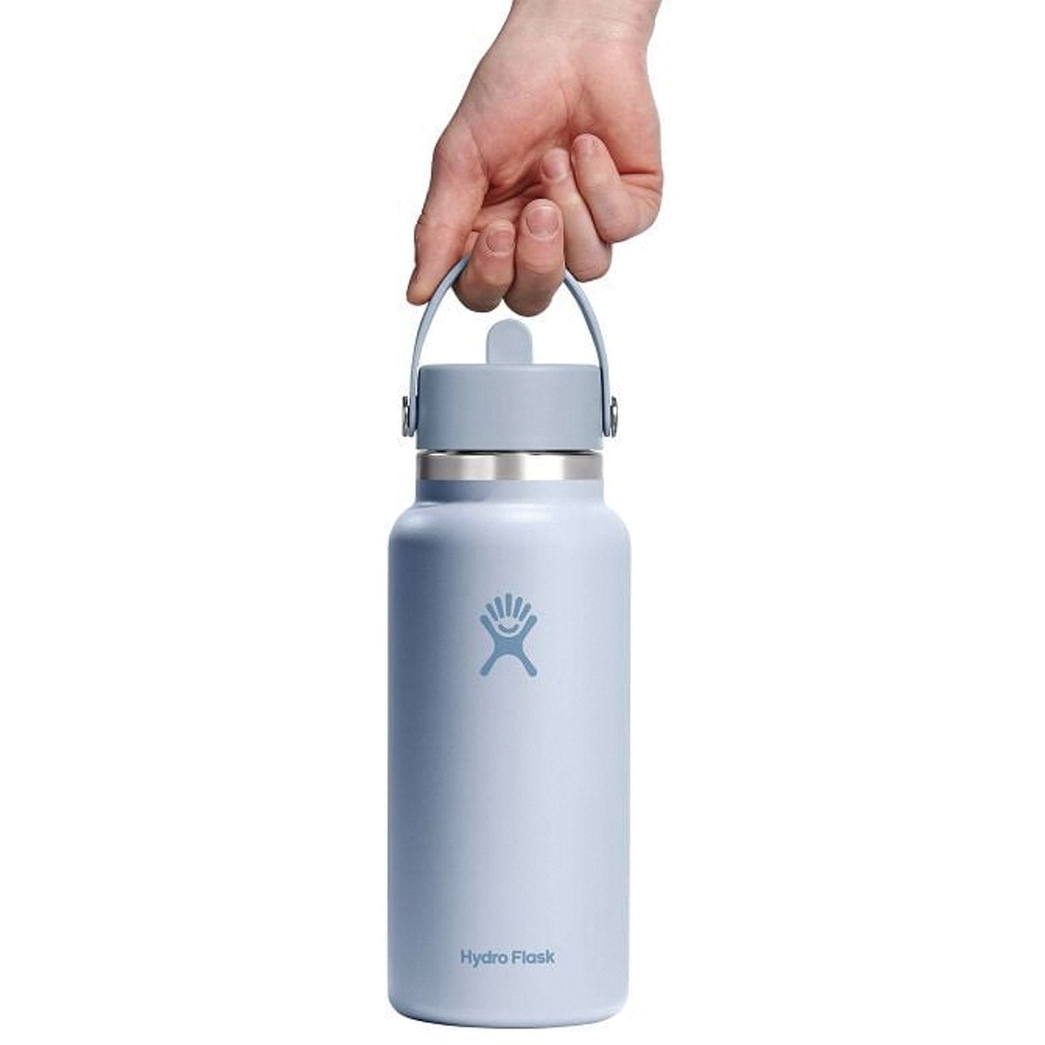 Hydration 32oz Wide Mouth Flex Straw Cap Insulated Water Bottle