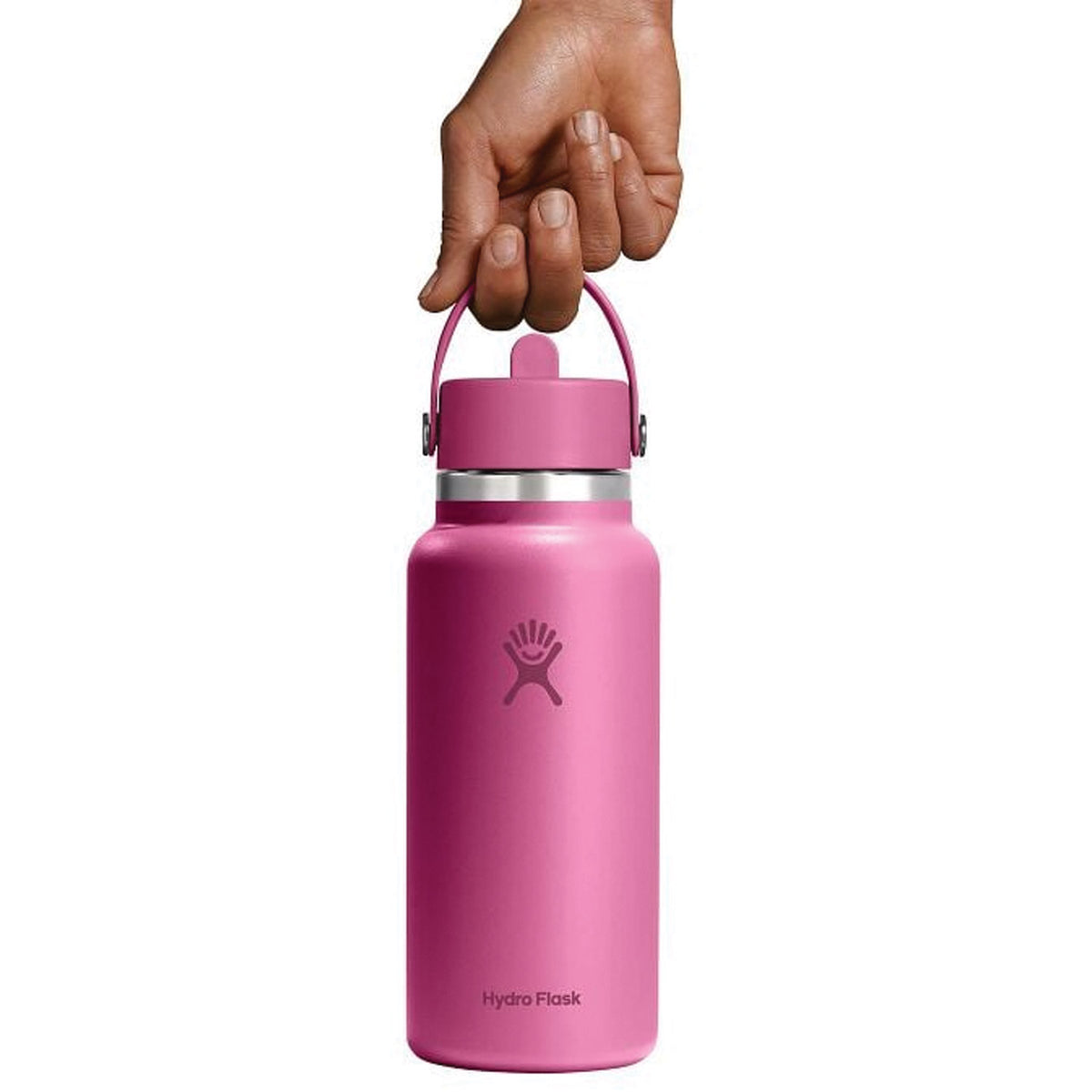 Hydration 32oz Wide Mouth Flex Straw Cap Insulated Water Bottle