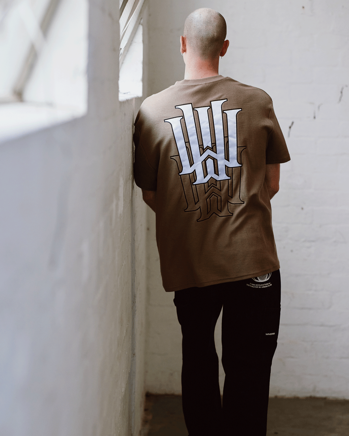 Faded French Terry Tee - Taupe