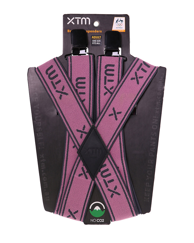 XTM BRACES SUSPENDERS BLUSH