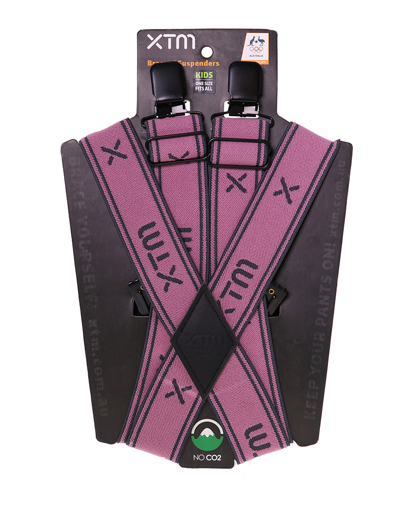 XTM KIDS BRACES SUSPENDERS BLUSH