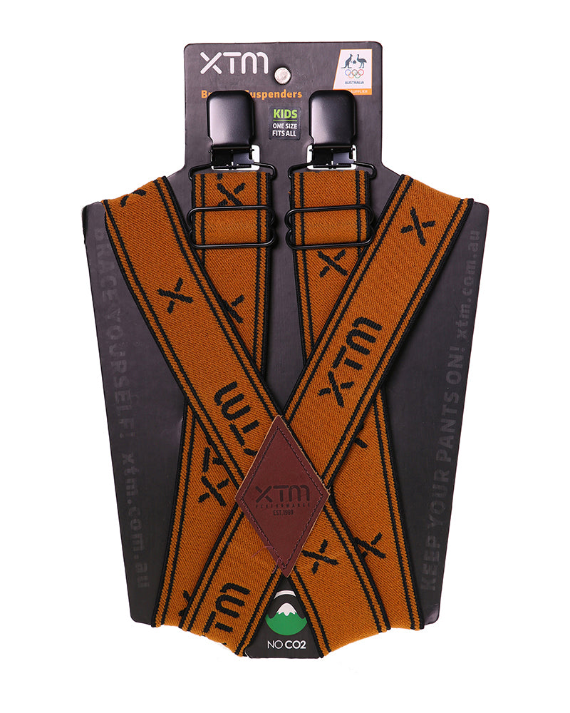 XTM KIDS BRACES SUSPENDERS COPPER
