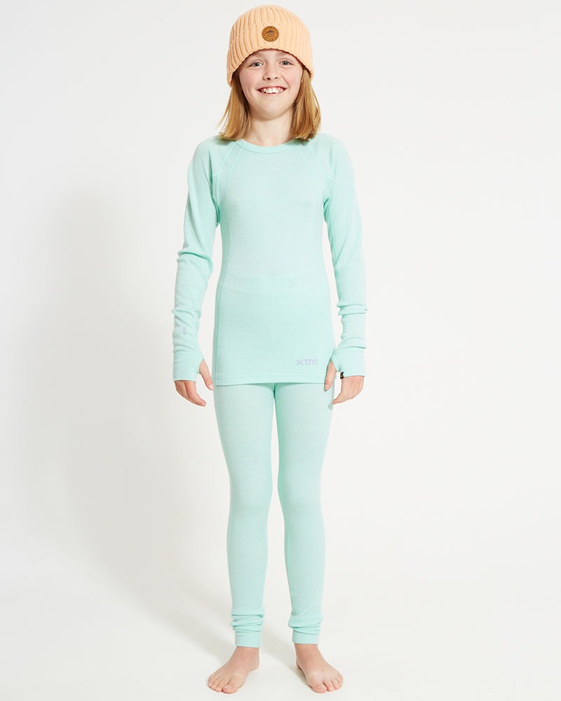 XTM KIDS MERINO WOOL THERMAL TOP YUCCA