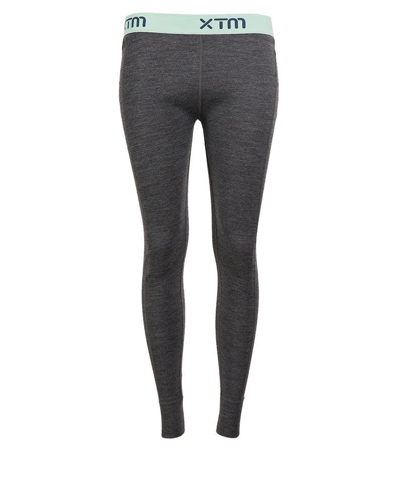 XTM LADIES MERINO WOOL THERMAL PANT MID GREY MARLE