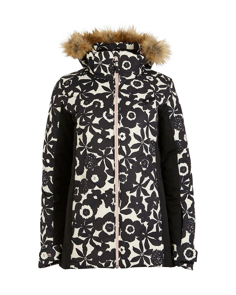 XTM Thea Plus Size Jacket White Botanica