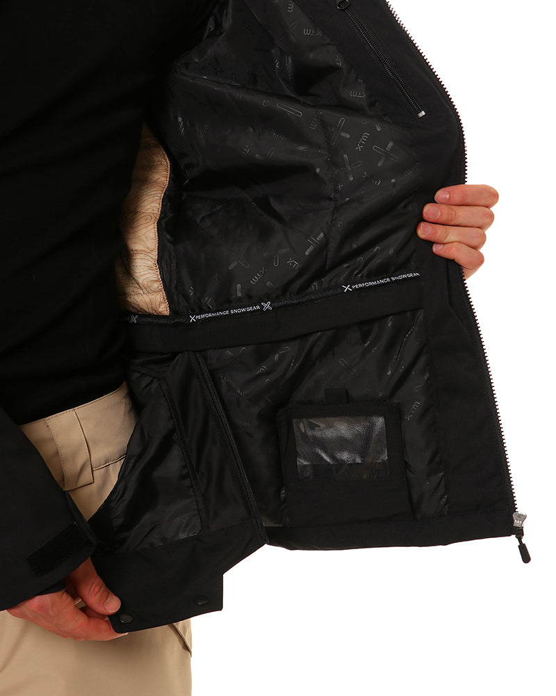 XTM Titanium III Men's Snow Jacket Black