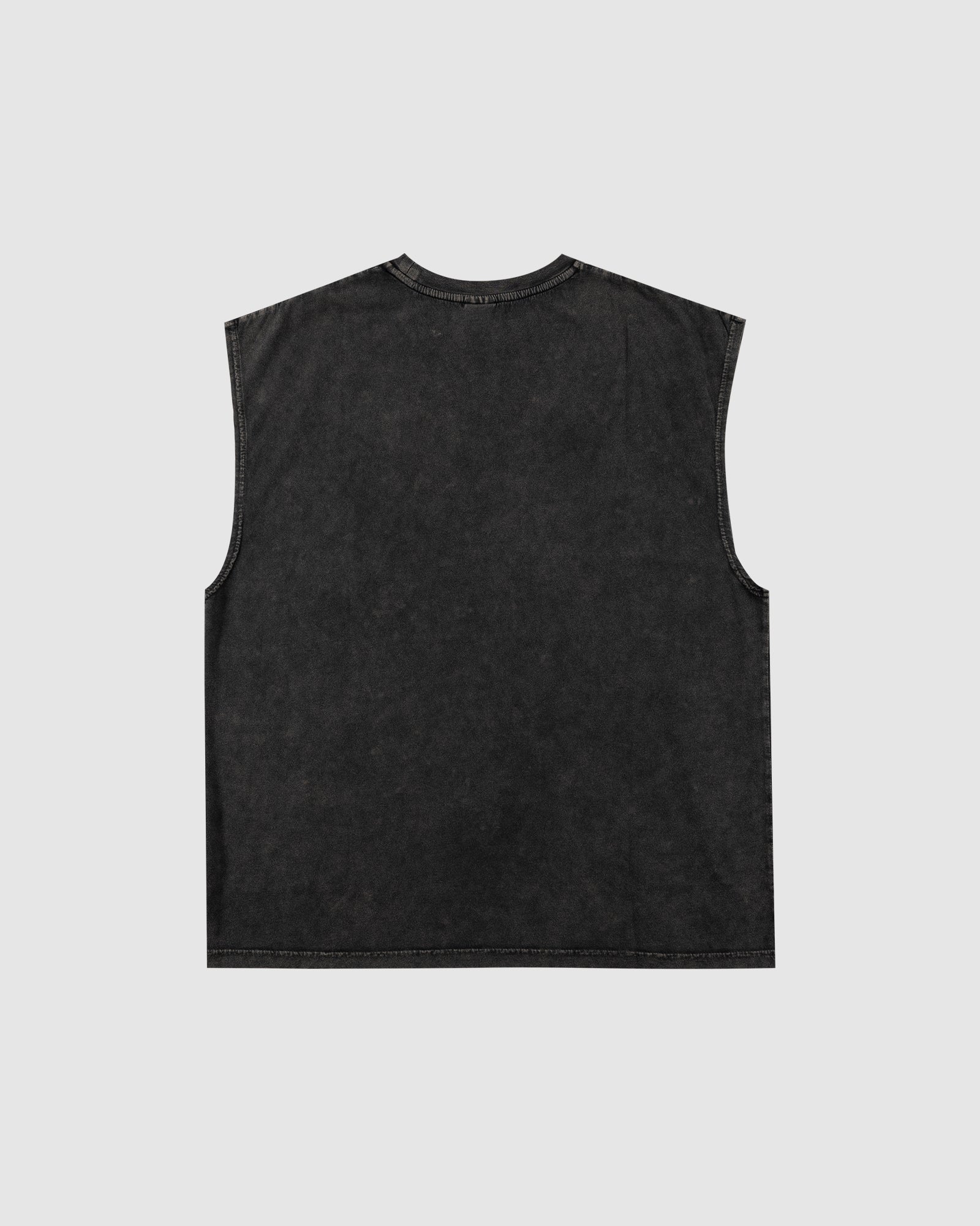 TARMAC VINTAGE MUSCLE TOP - WASHED BLACK