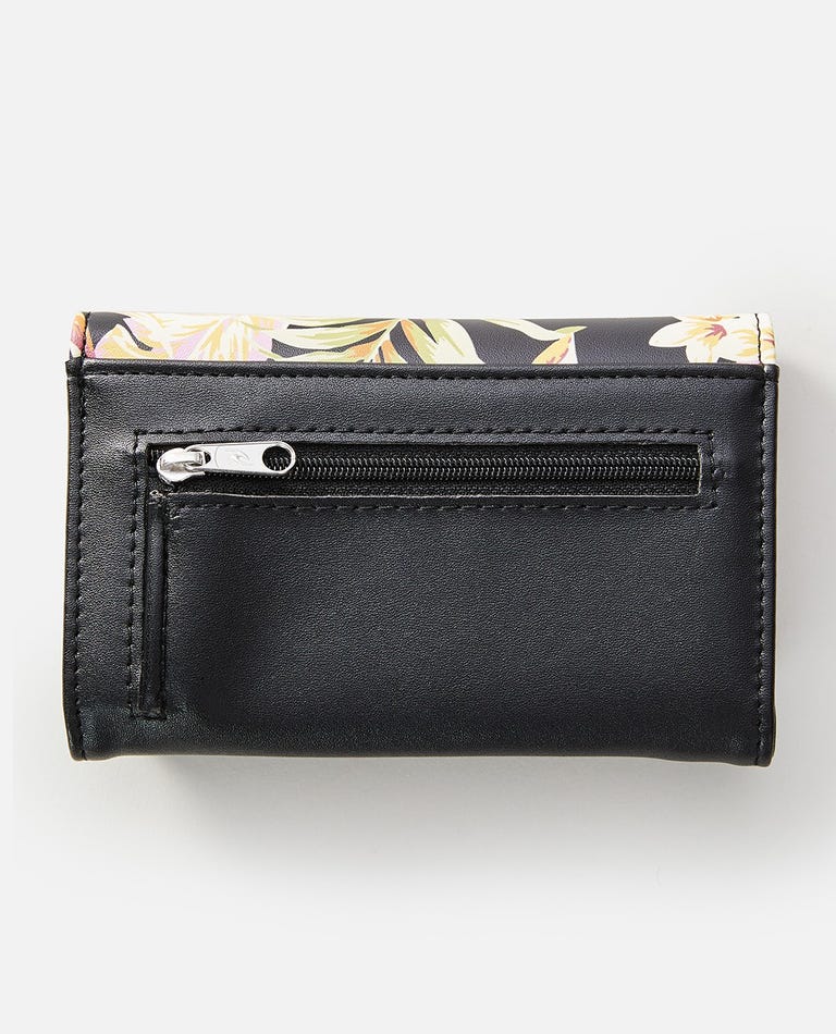 Mixed Floral Mid Sized Wallet