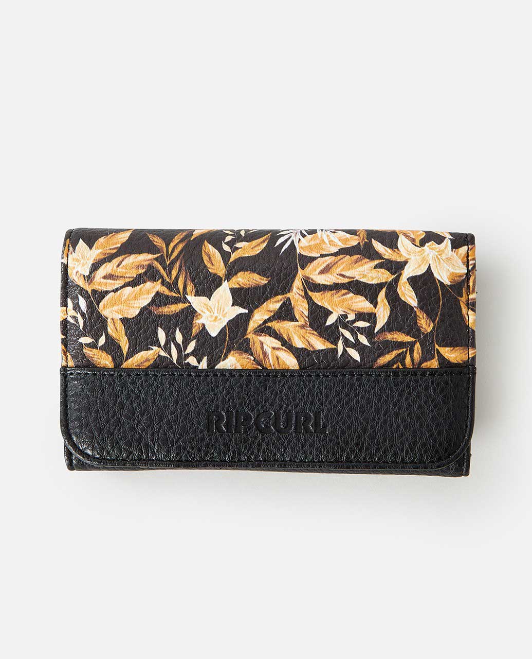 Rip Curl Mixed Floral Mid Sized Wallet Black