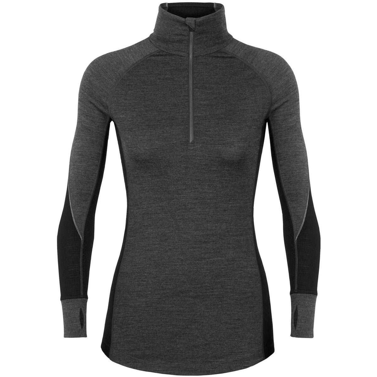 Womens BodyfitZone 260 Zone Long Sleeve Halfzip Skivvy