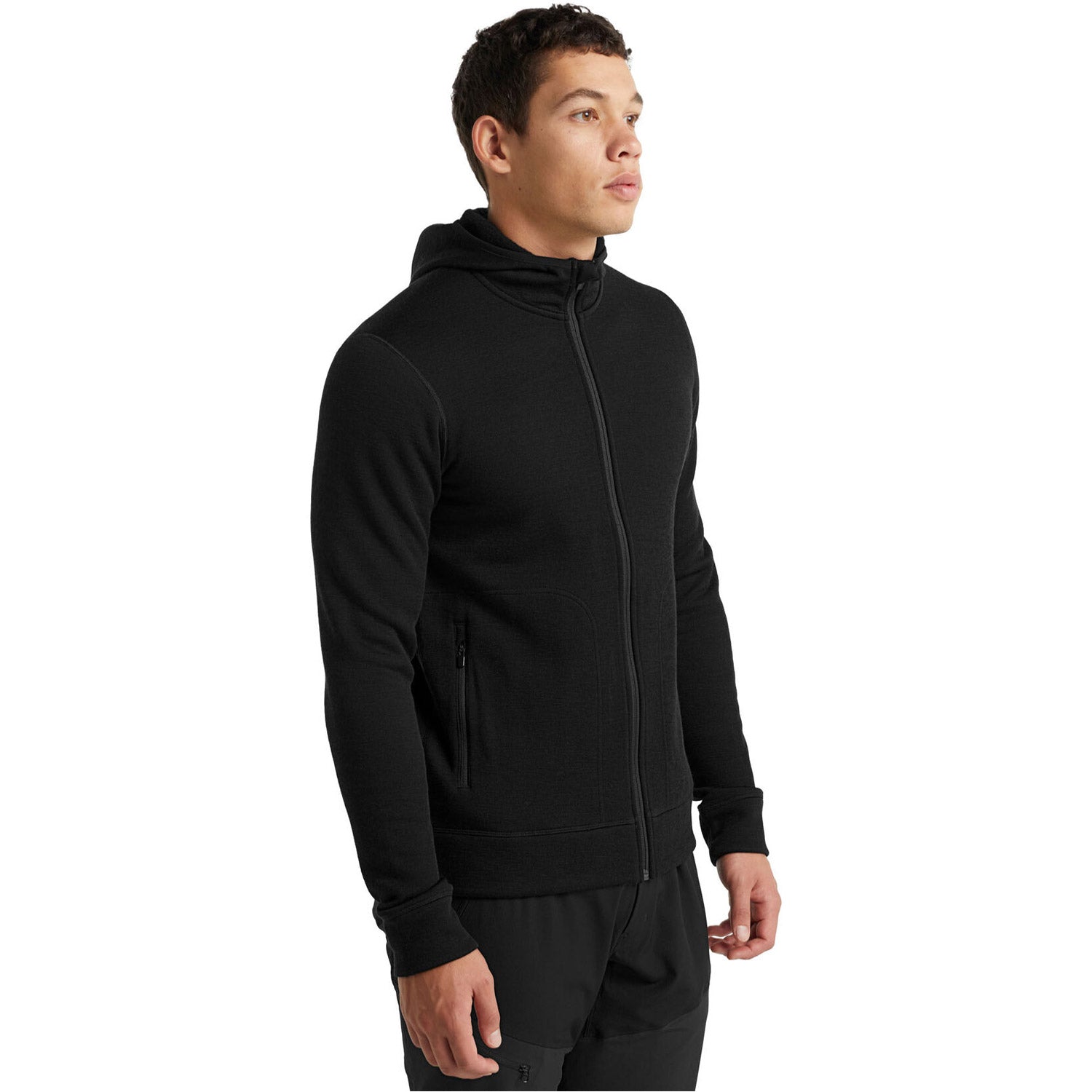 Men's RealFleece Merino Elemental Long Sleeve Zip Hood Jacket