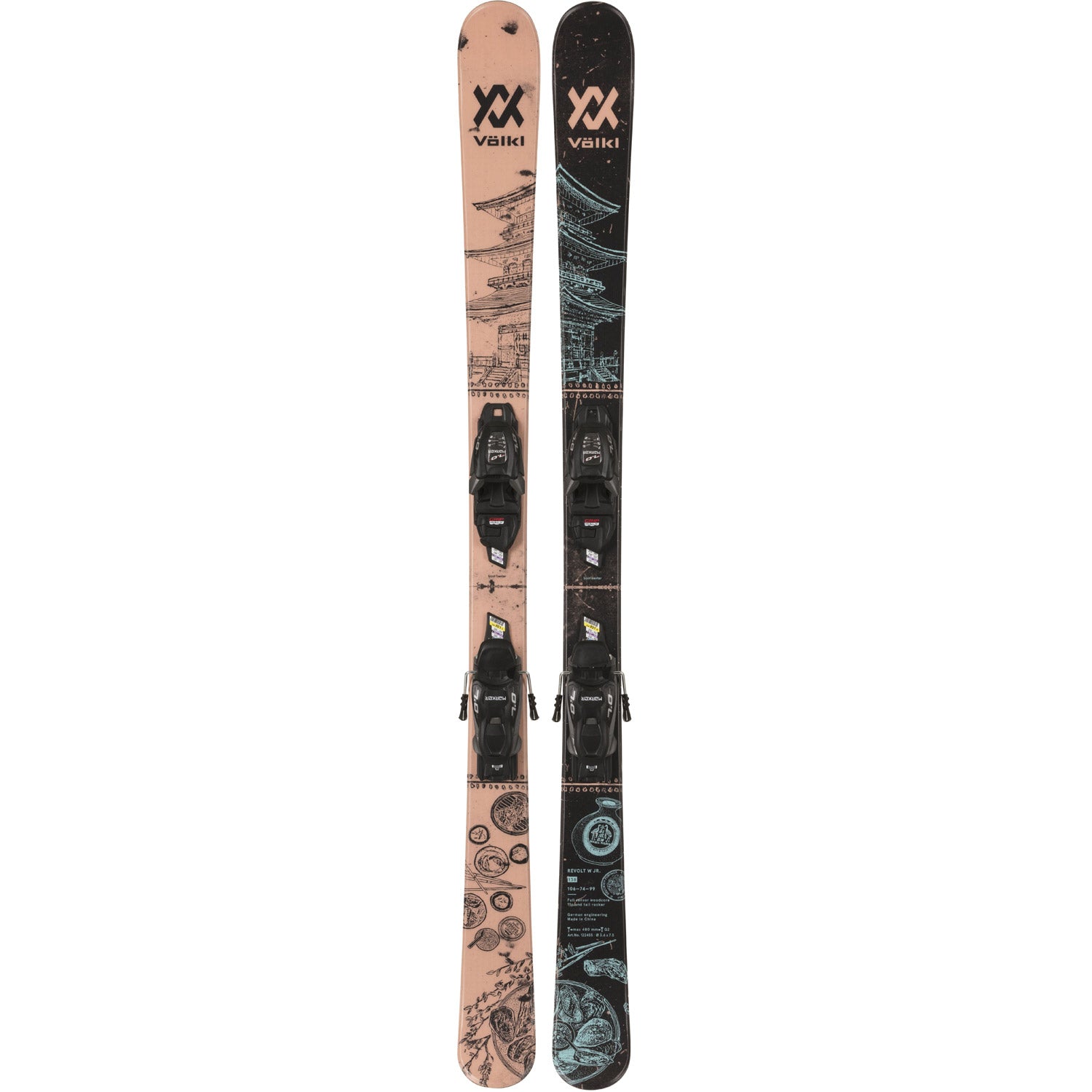 Revolt Jr Ski w/ 4.5 VMotion Jr Binding 2022