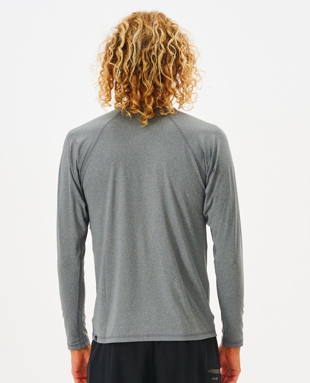 Ripcurl Shockwaves Long Sleeve Rashie Grey Marle