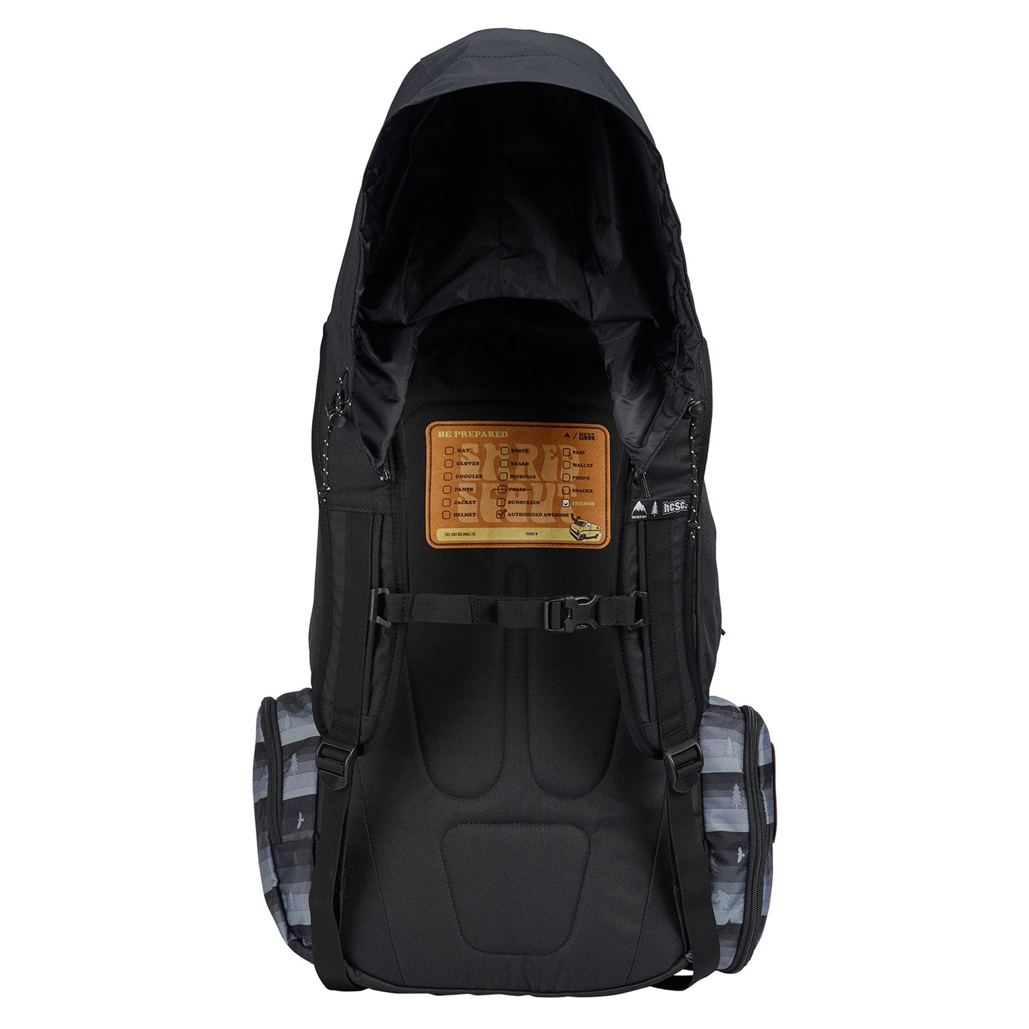 Burton HCSC Scout Backpack 2019 Tree Stripe Black