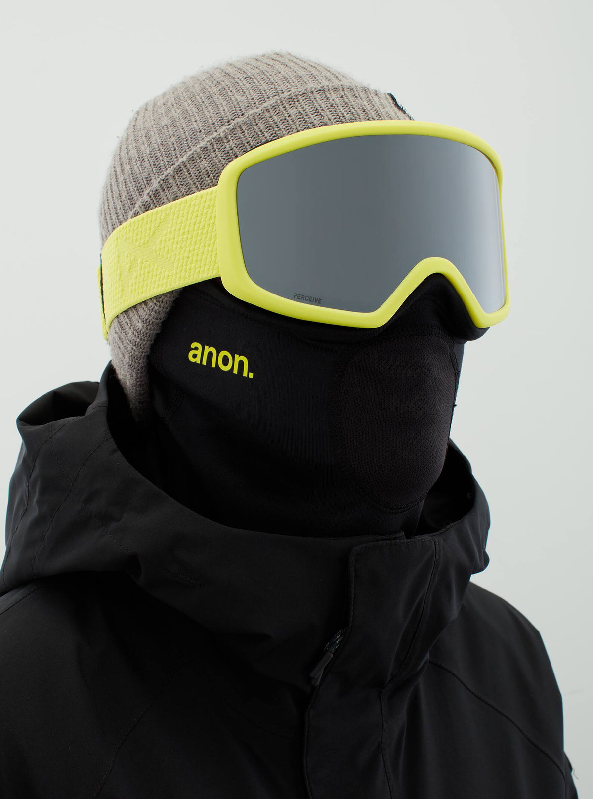 Anon Anon Deringer Goggles + Bonus Lens + MFI® Face Mask Frame: lemon, lens: perceive sunny onyx (6% / s4), spare lens: amber (55% / s1)