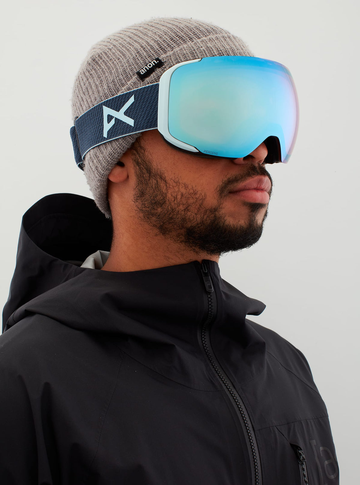 Anon Anon M2 Goggles + Bonus Lens - Low Bridge Fit Frame: oakledge, lens: perceive variable blue (21% / s2), spare lens: perceive cloudy pink (53%/s1)