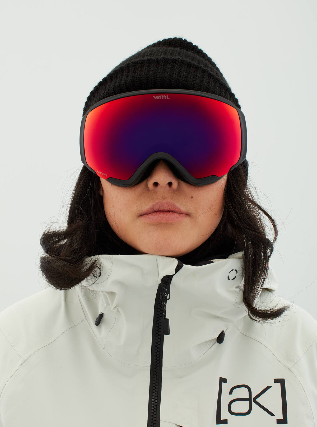 Anon Anon WM1 Goggles + Bonus Lens - Low Bridge Fit Frame: waves, lens: perceive sunny red (14% / s3), spare lens: perceive cloudy burst (59% / s1)