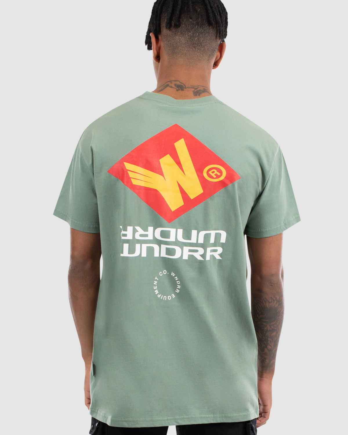 STATION CUSTOM FIT TEE - OLIVE