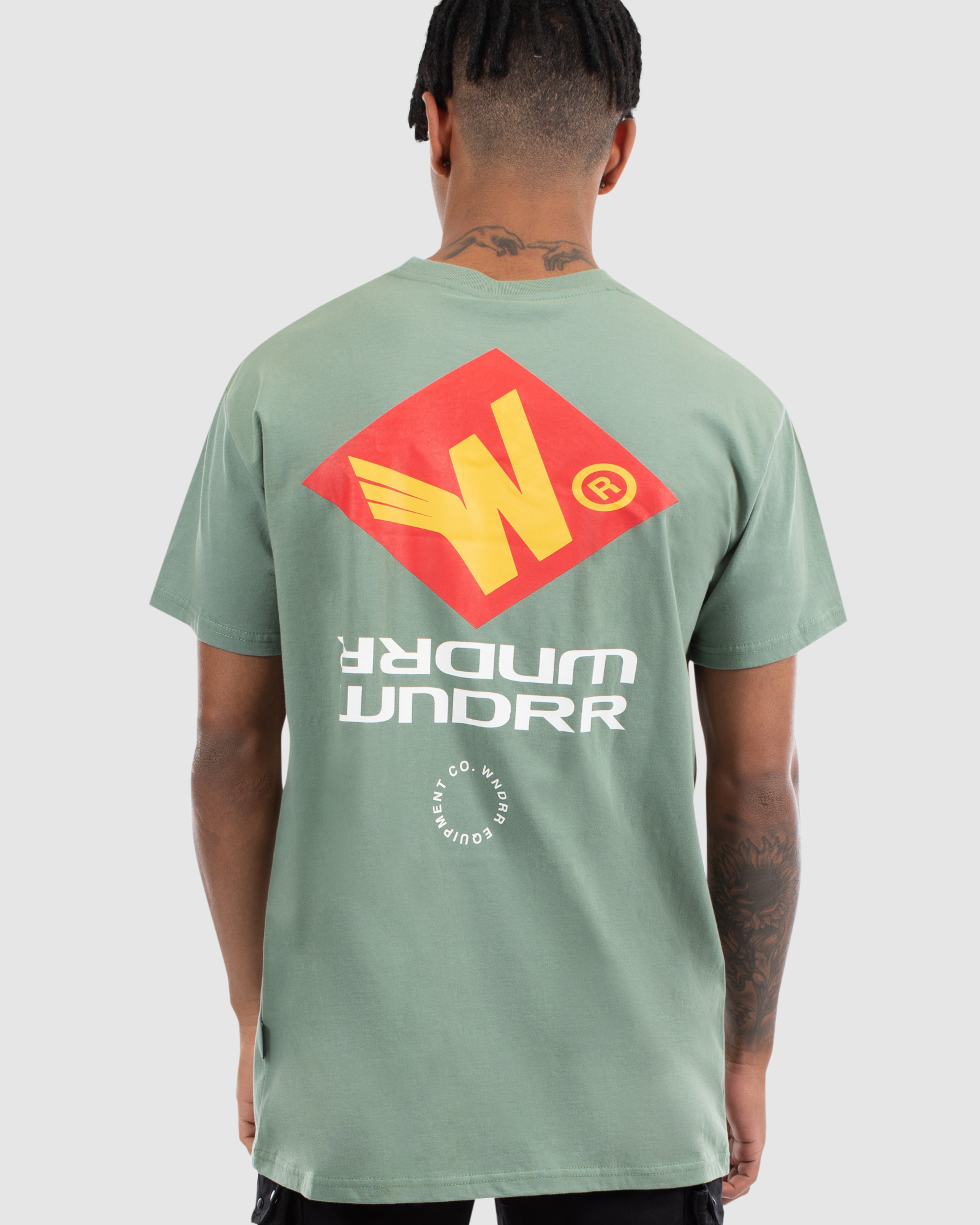 STATION CUSTOM FIT TEE - OLIVE