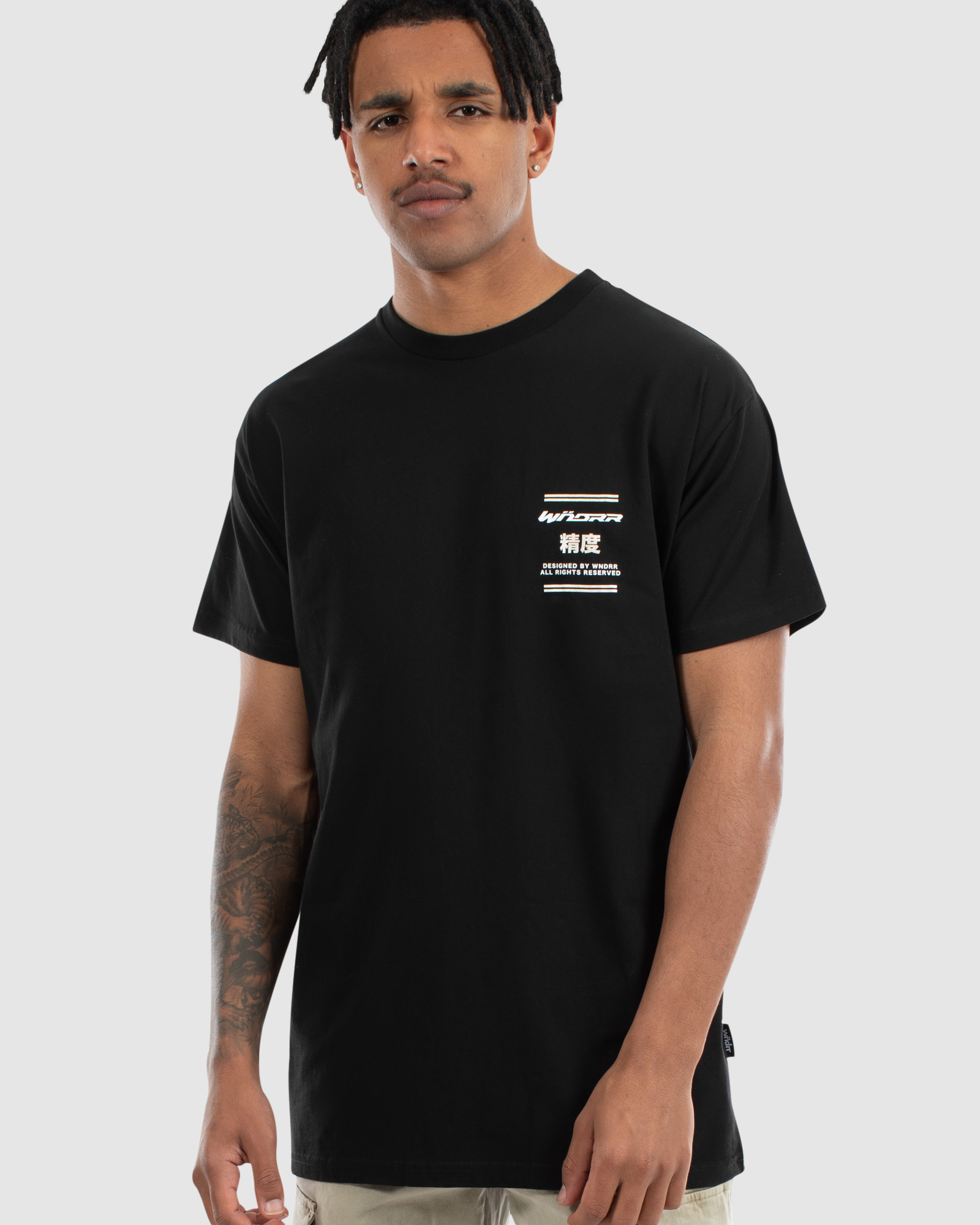 FORTRESS CUSTOM FIT TEE - BLACK