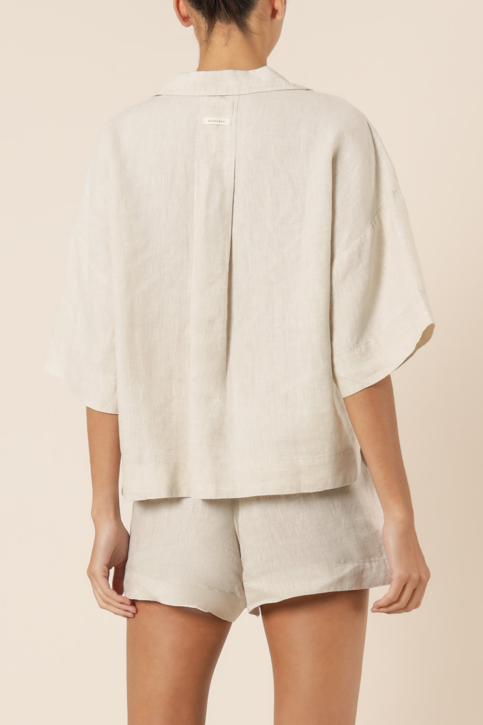 Nude Lucy Lounge Linen Shirt Natural