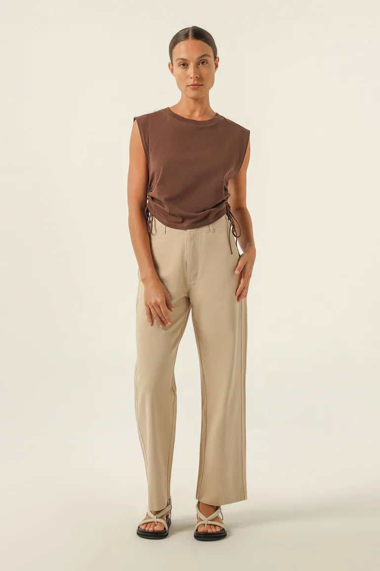 Rowan Organic Drawstring Tank - Auski Australia