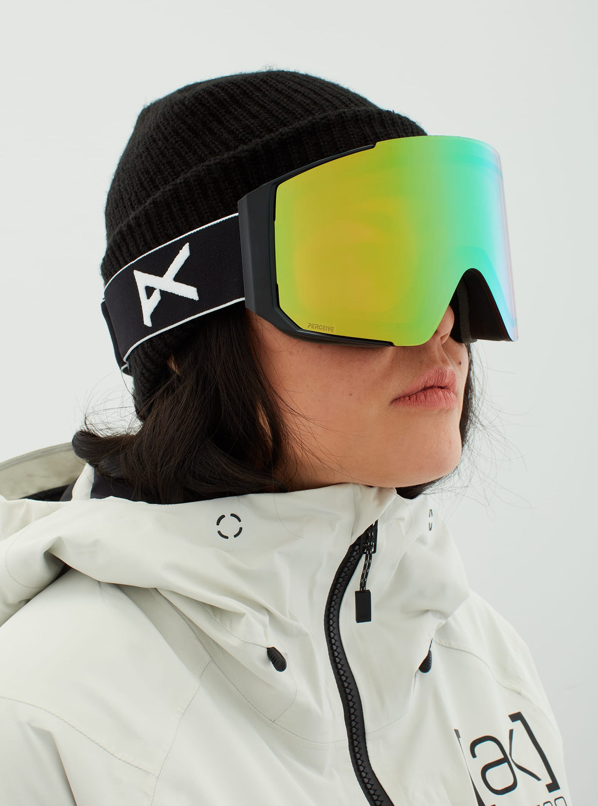 Anon Anon Sync Goggles + Bonus Lens Frame: black, lens: perceive variable green (22% / s2), spare lens: perceive cloudy pink (53% / s1)