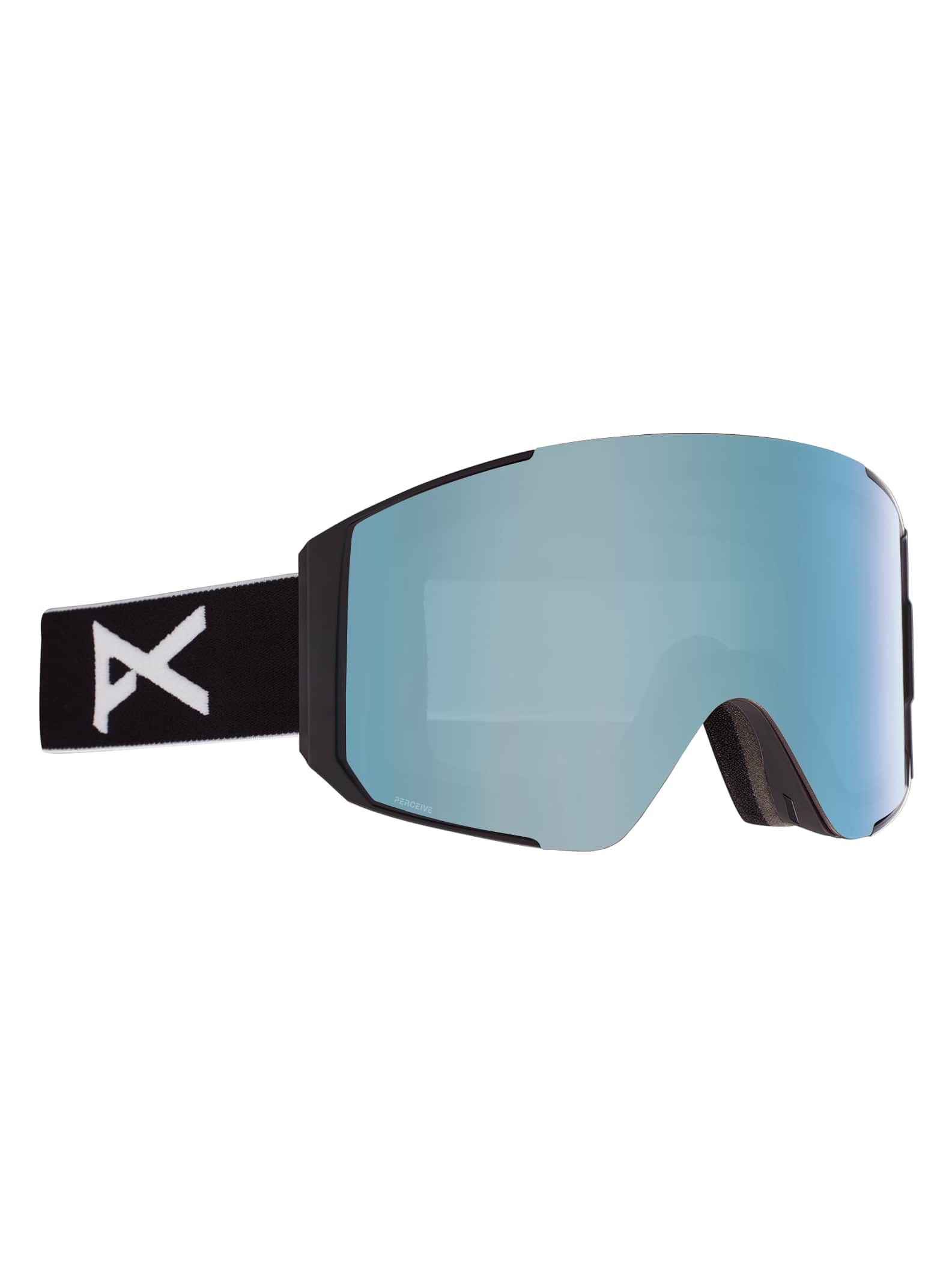 Anon Anon Sync Goggles + Bonus Lens - Low Bridge Fit Frame: black, lens: perceive variable blue (21% / s2), spare lens: perceive cloudy pink (53% / s1)