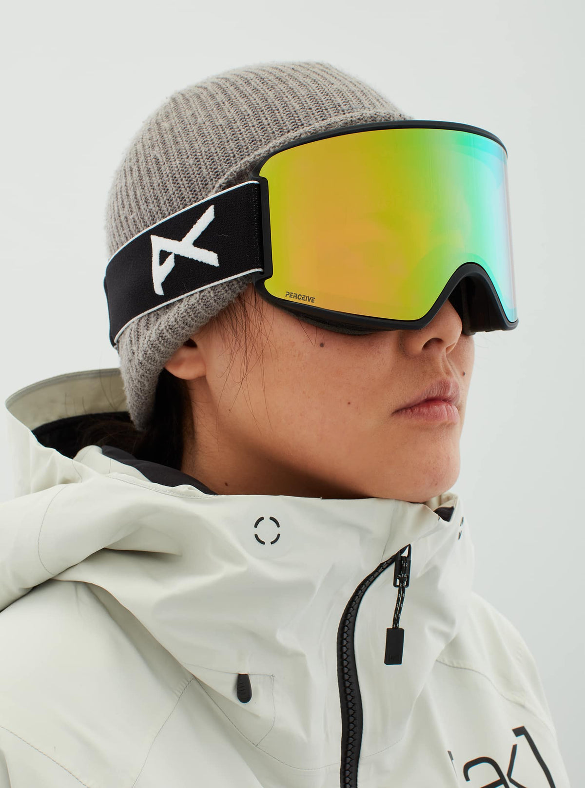 Anon Anon WM3 Goggles + Bonus Lens Frame: black, lens: perceive variable green (22% / s2), spare lens: perceive cloudy pink (53% / s1)