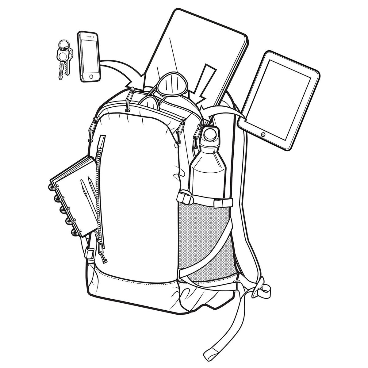 Burton Prospect 21L Backpack 2019 Adobe Ripstop