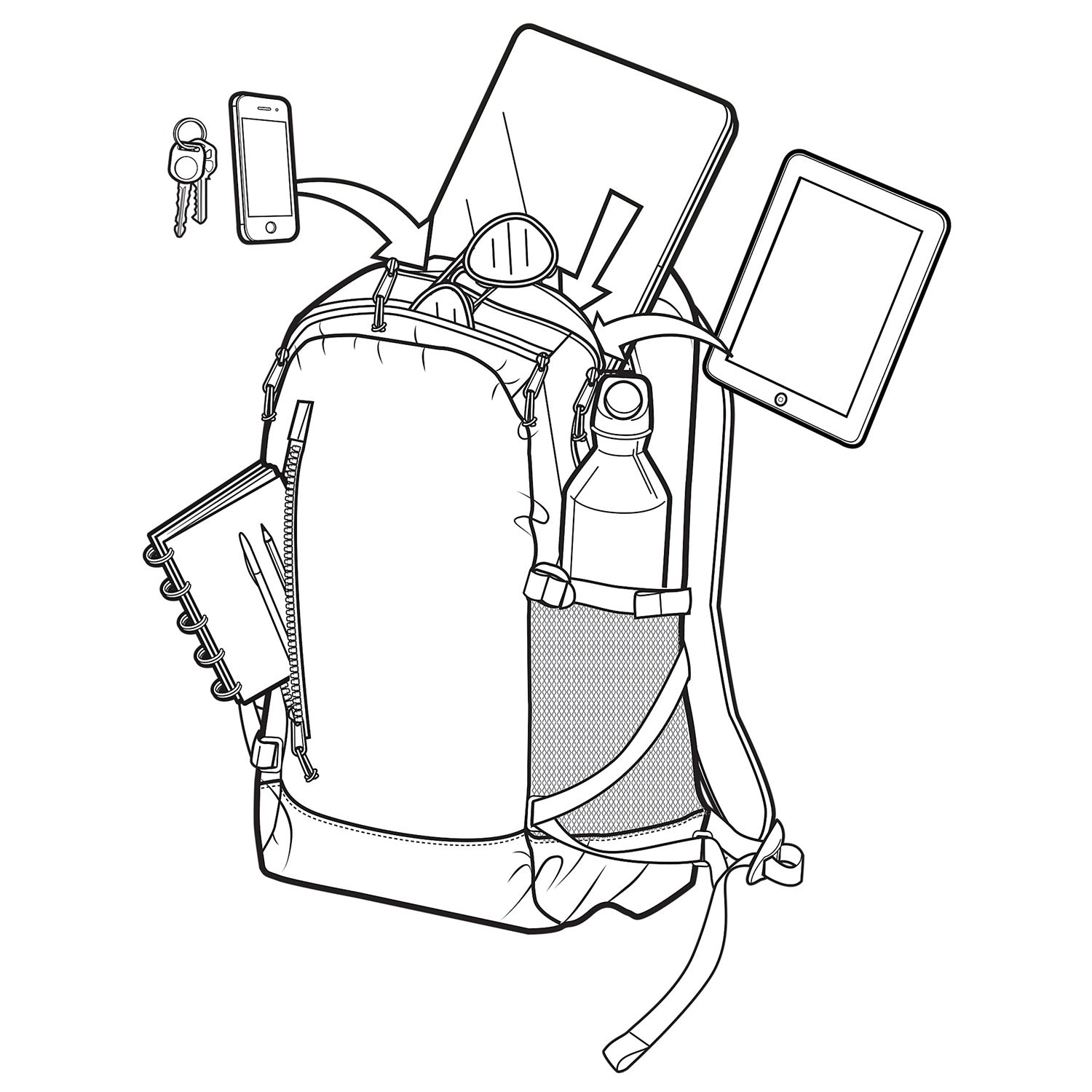 Burton Prospect 21L Backpack 2019 Adobe Ripstop