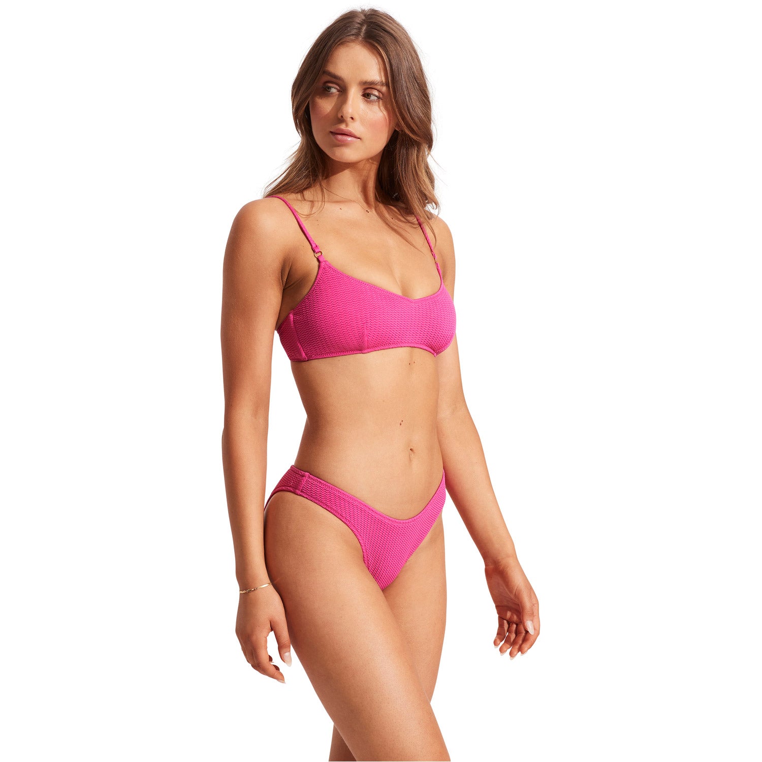 Seafolly Sea Dive Bralette Fuchsia