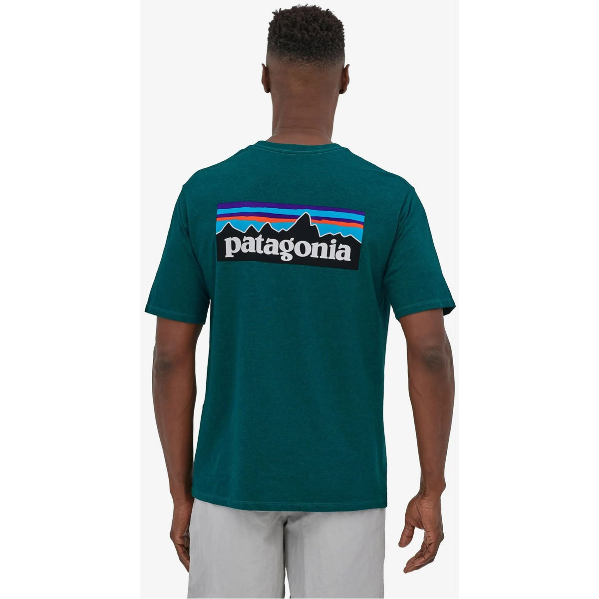Patagonia Mens P-6 Logo Responsibili-Tee Borealis Green
