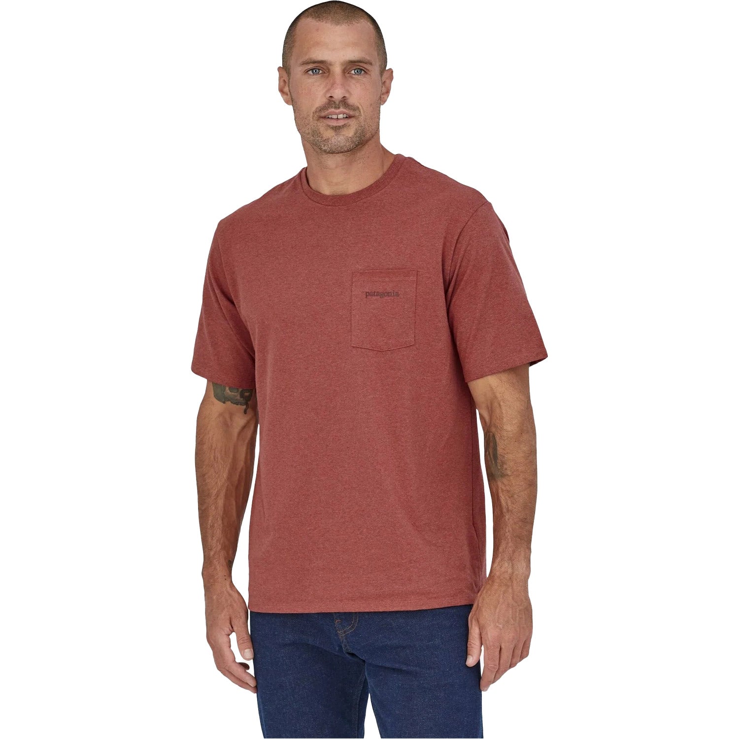 Men's Line Logo Ridge Pocket Responsibili-Tee