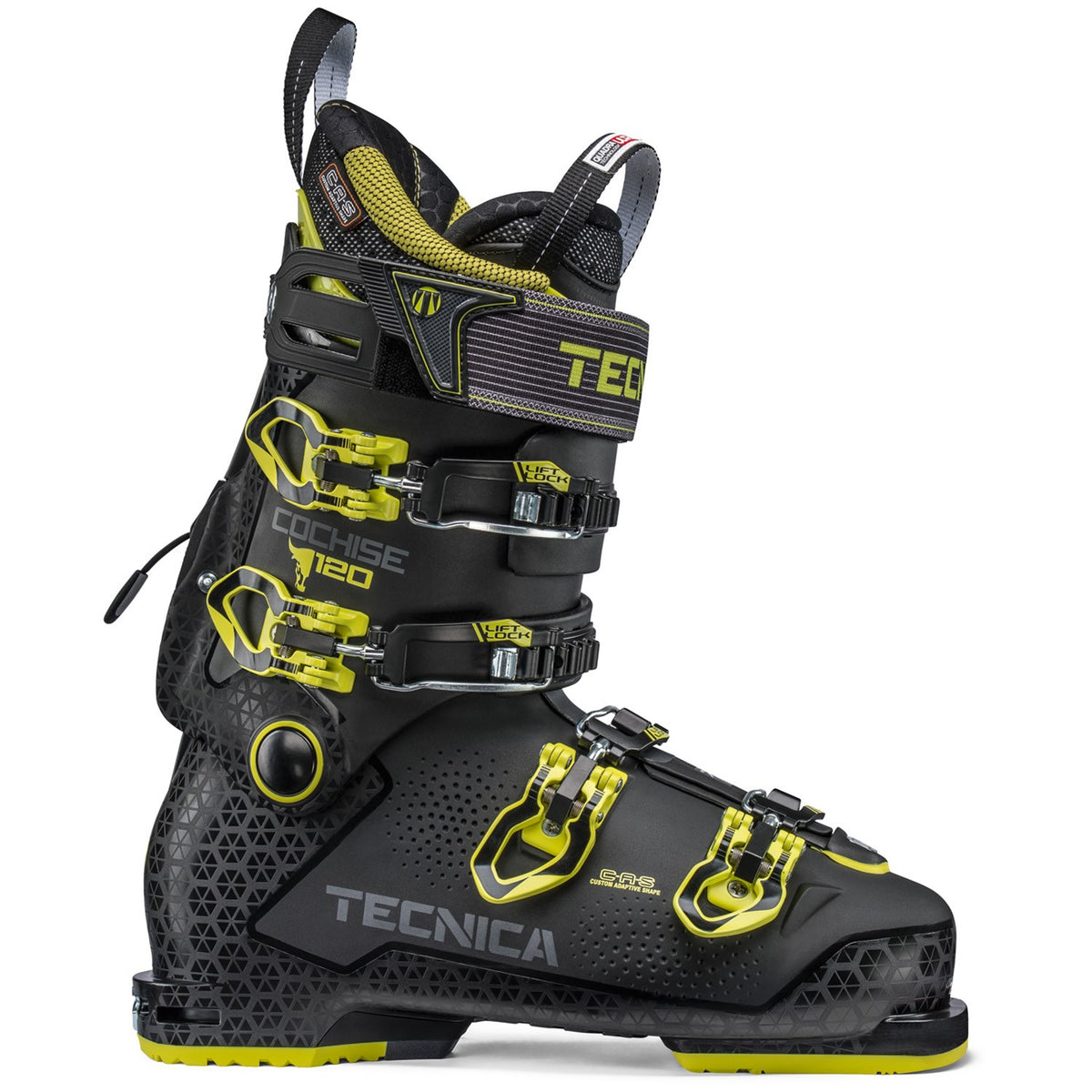 Tecnica Cochise 120 DYN Ski Boot 2019 Black Yellow