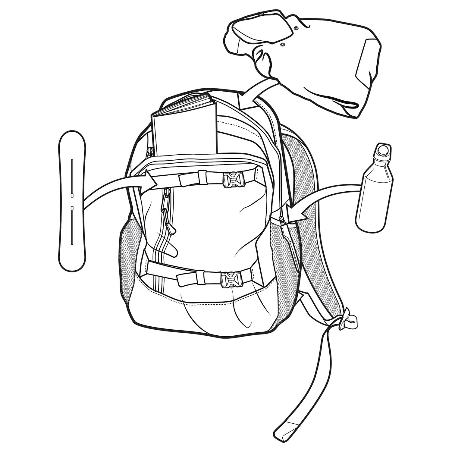 Burton Youth Day Hiker 20L Backpack 2019 Faded