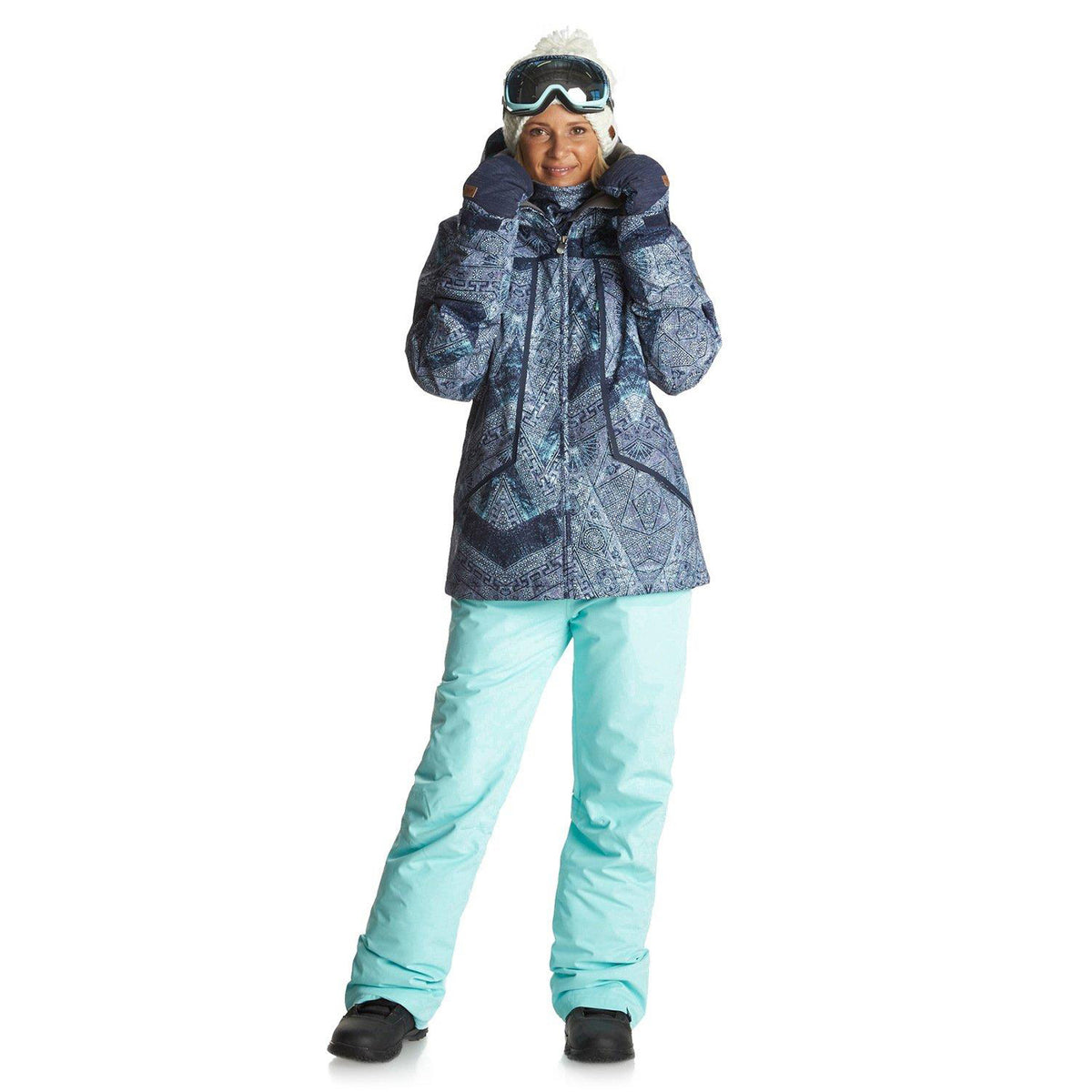 Roxy Wildlife Snowboard Jacket 2018 Peacoat Avoya