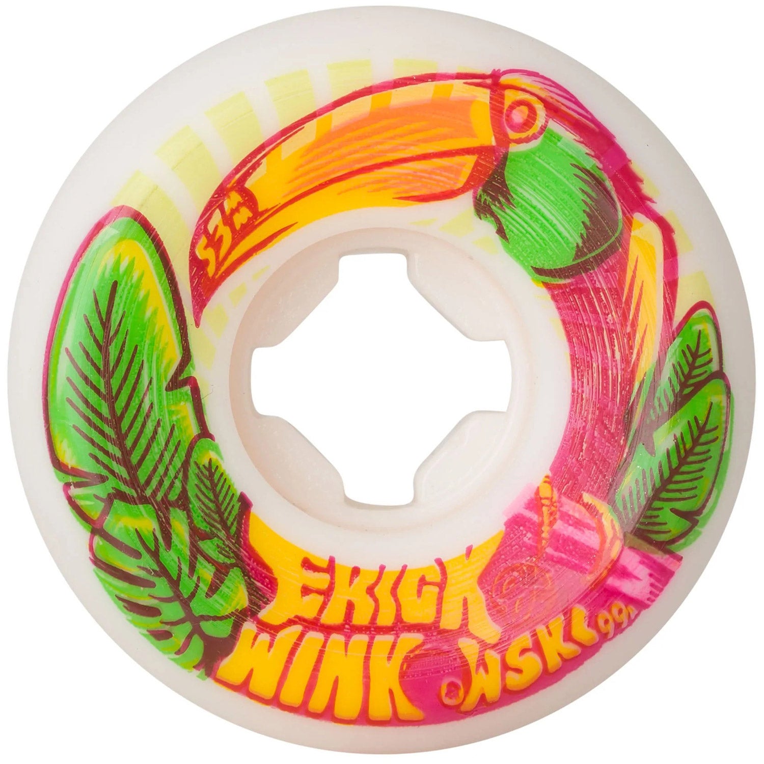 53mm Winkowski Tropics Elite White Mini Combo 99a Skateboard Wheels