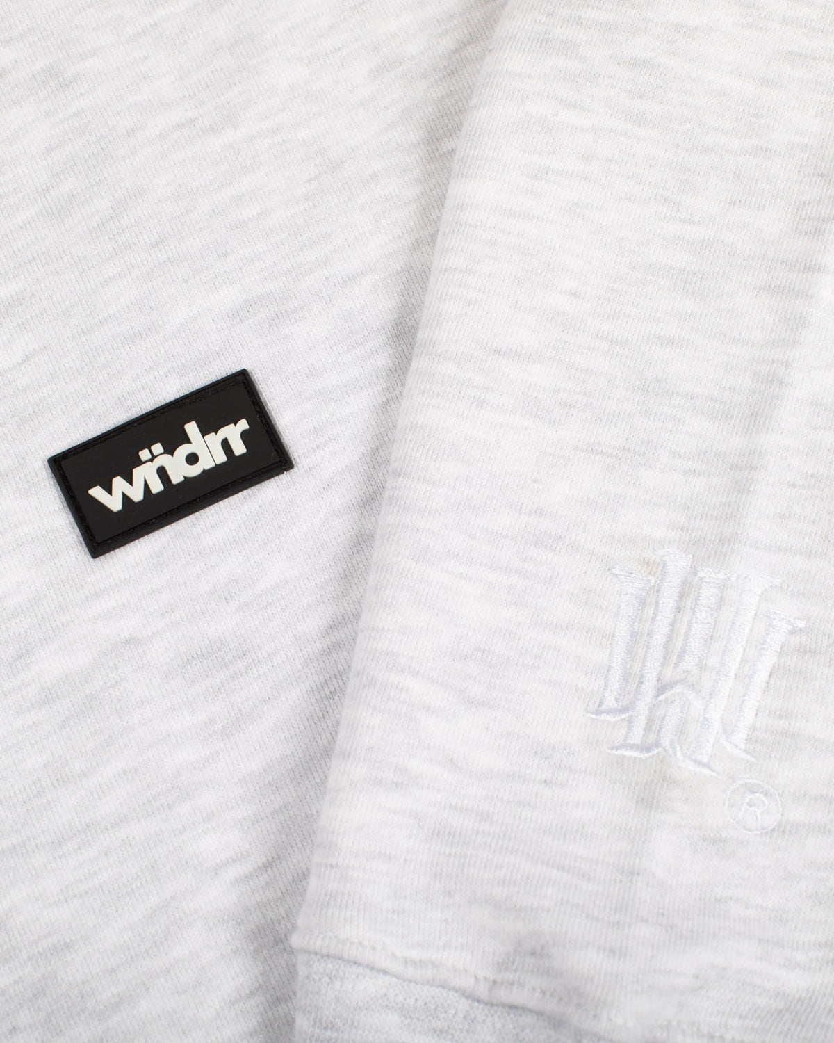 KINGSLAND CREW SWEAT - WHITE MARLE