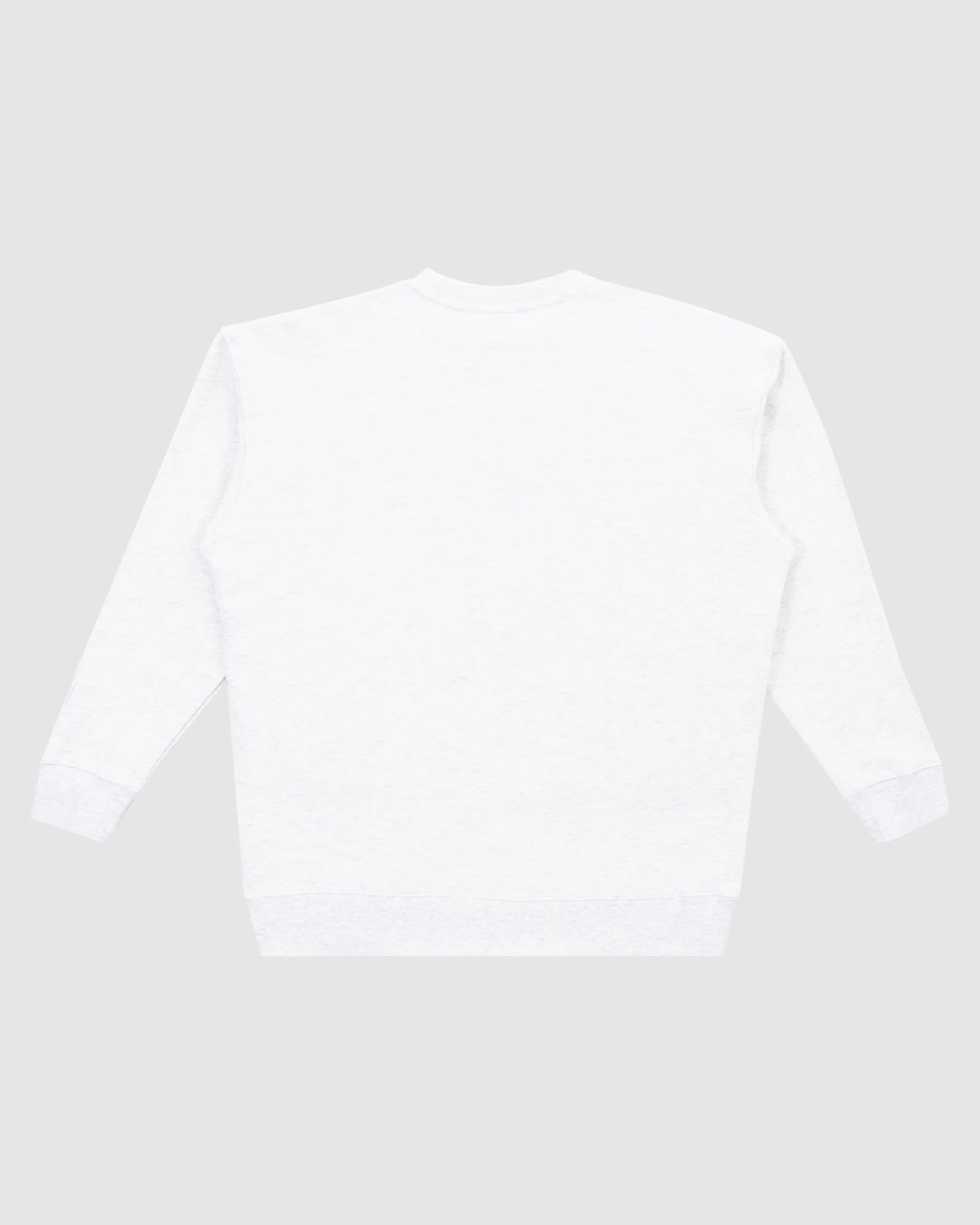 KINGSLAND CREW SWEAT - WHITE MARLE