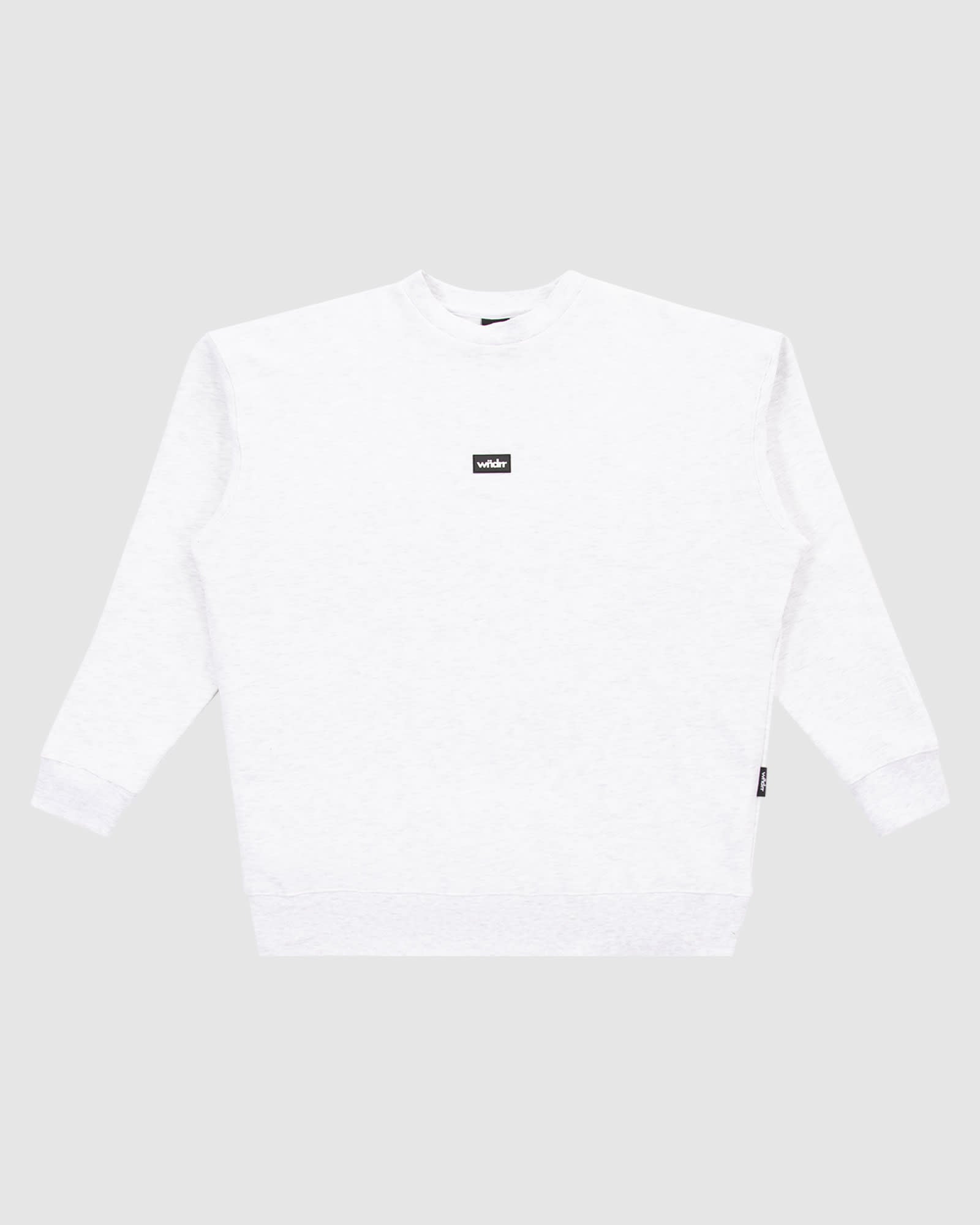 KINGSLAND CREW SWEAT - WHITE MARLE