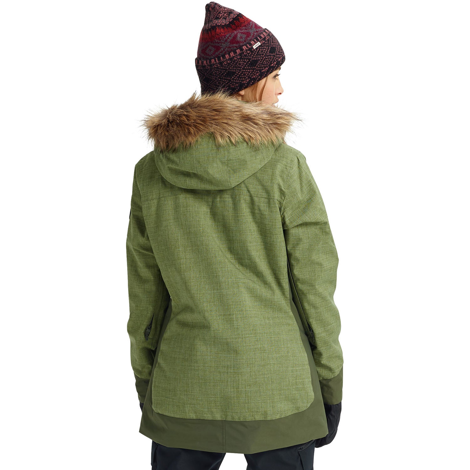 Burton Lelah Snowboard Jacket 2019 Clover Heather Forest Night