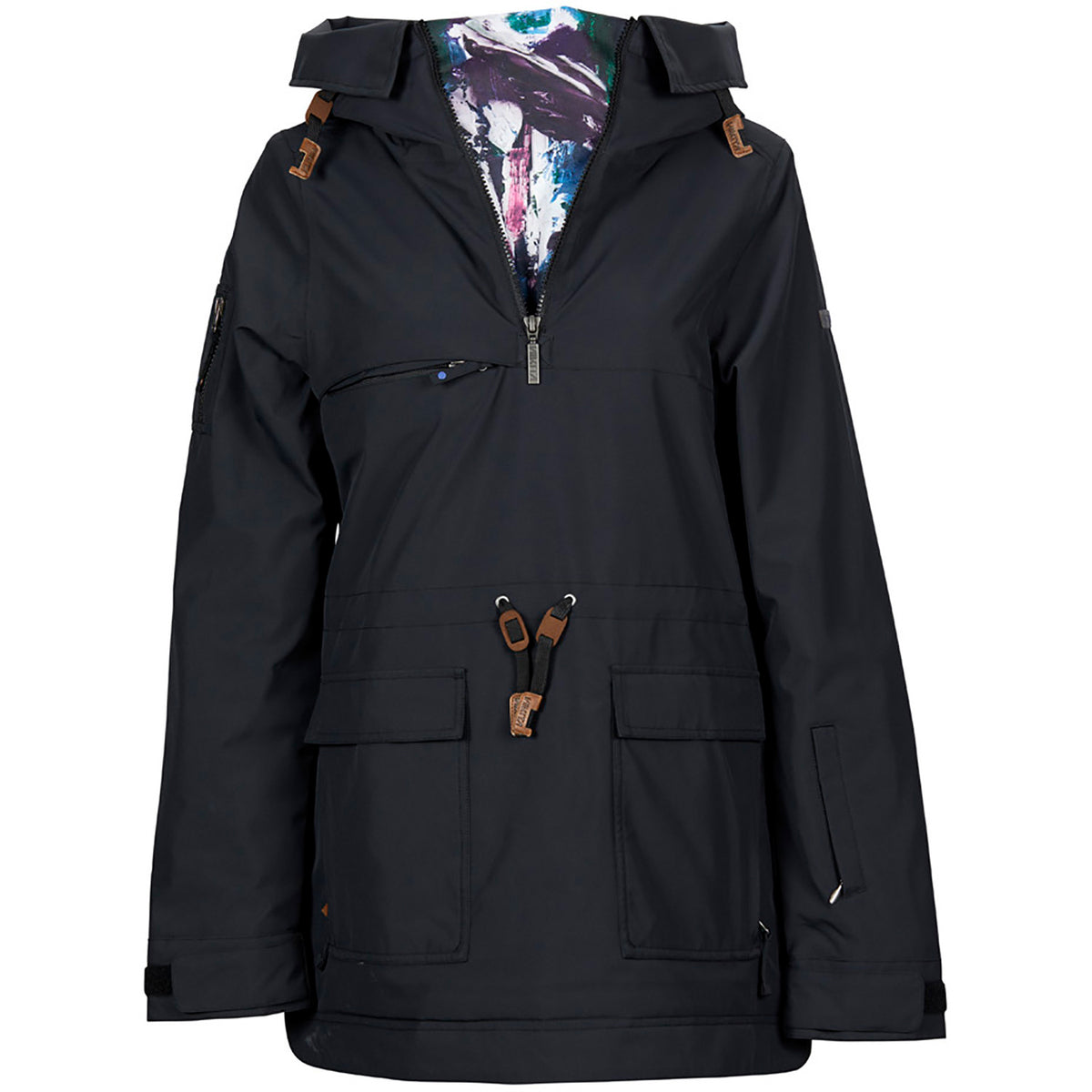 Nikita Hemlock Snowboard Jacket 2019 Black Painter