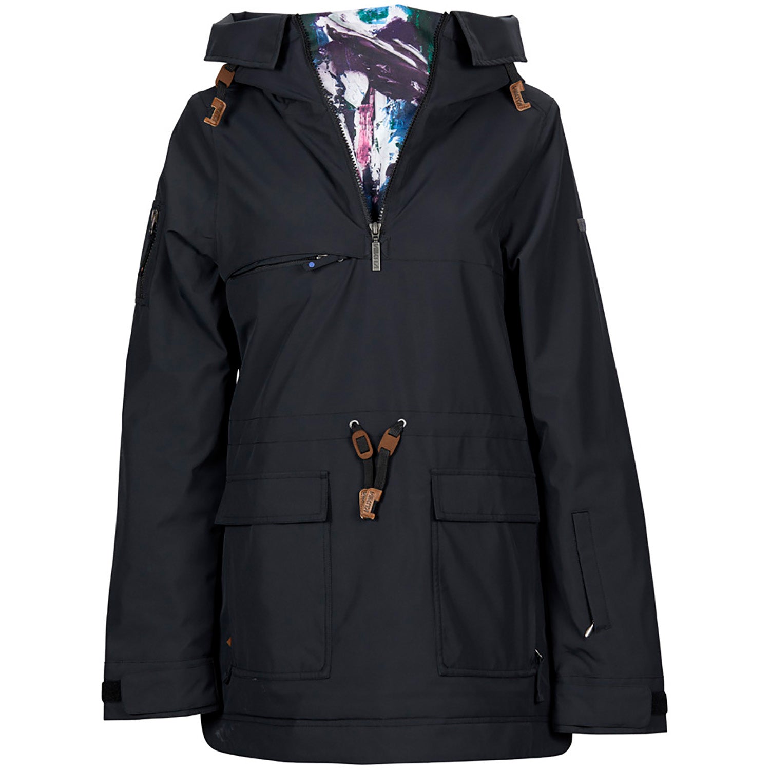 Nikita Hemlock Snowboard Jacket 2019 Black Painter