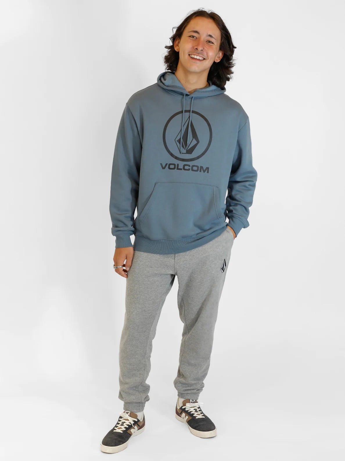 Volcom Boulder Pullover Slate Blue