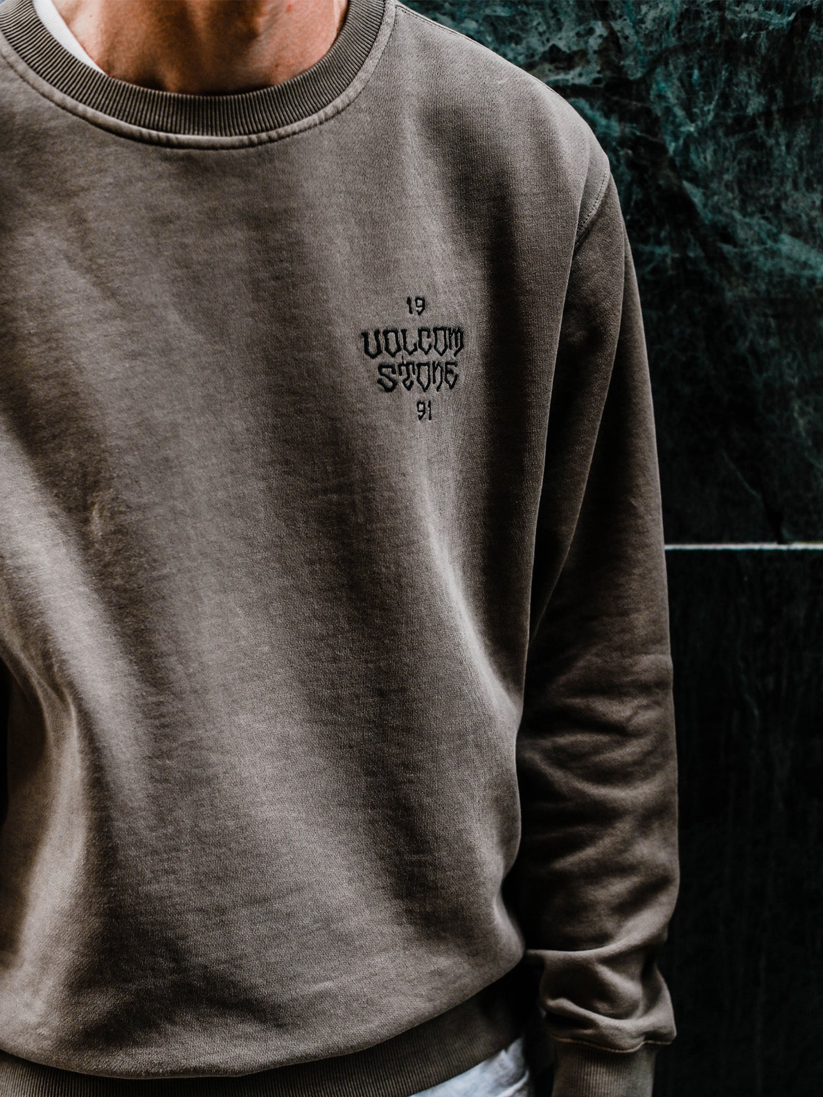 Compstone Crew Fleece - Mud