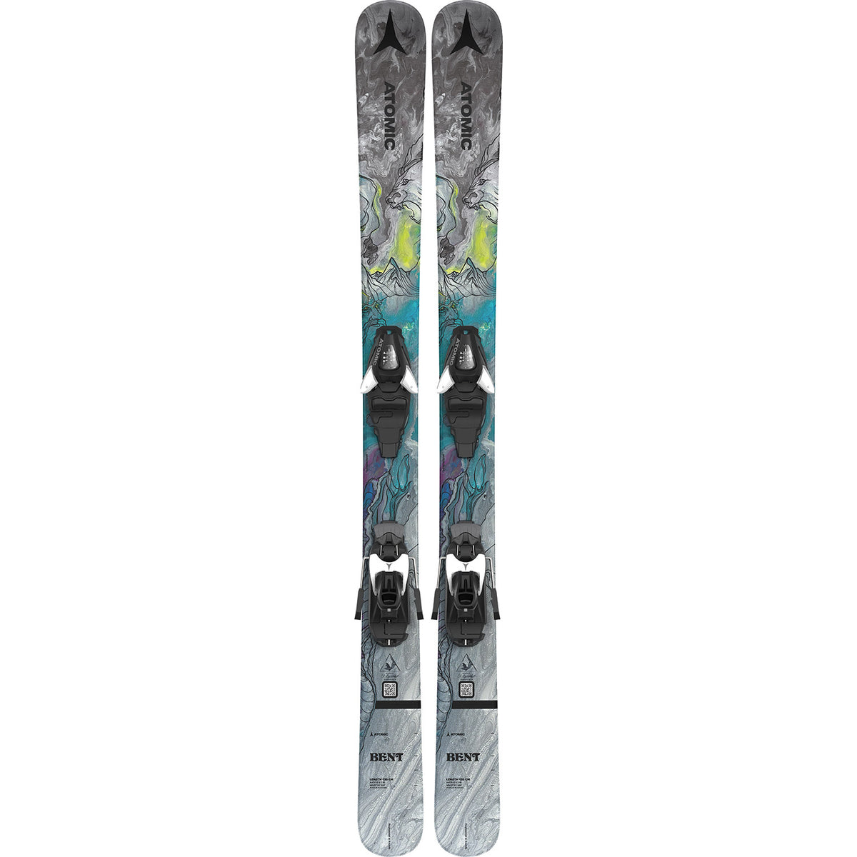 Bent JR 110-130 Skis w/ C5 GW Binding 2024