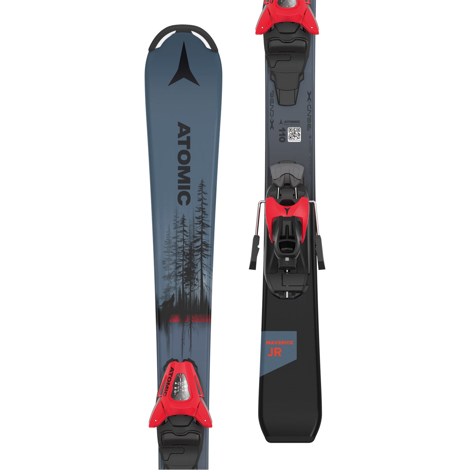 Maverick JR 100-120 Skis w/ C5 GW Binding 2024