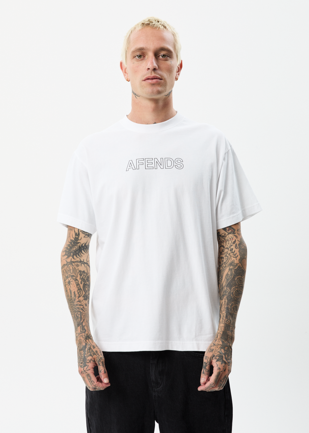 Outline - Recycled Regular T-Shirt - White