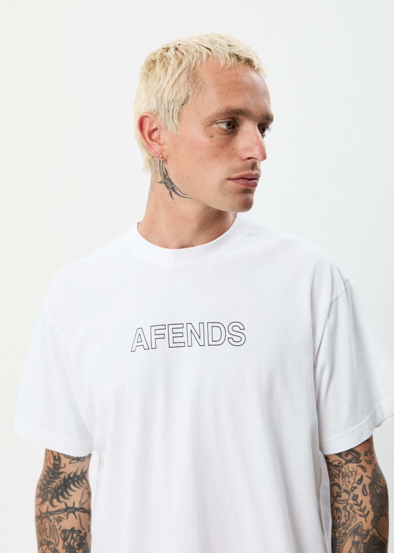 Outline - Recycled Regular T-Shirt - White